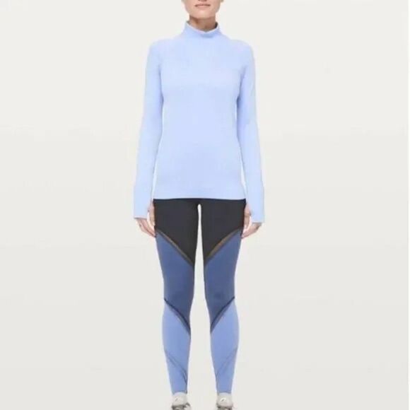 Lululemon Blue High Waisted Leggings - Picture 1 of 8